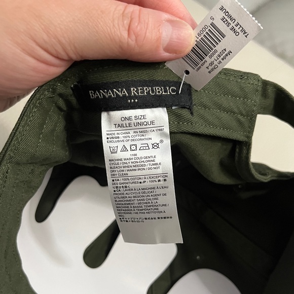 NWT - Banana Republic Adult Embroidered Logo Baseball Cap - Picture 7 of 7